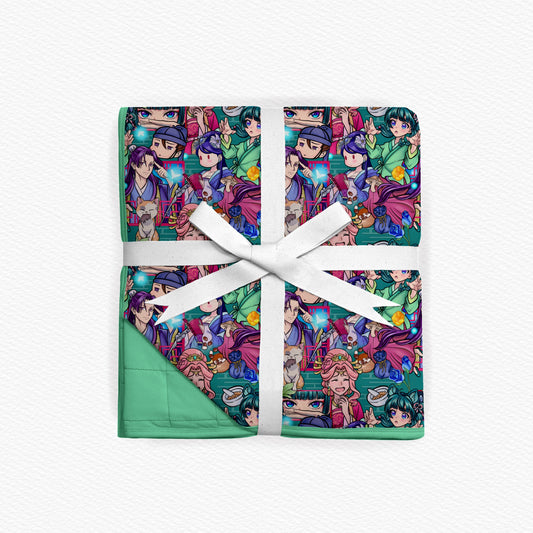 Quilted Blanket: Apothecary  *SHIPS MARCH*