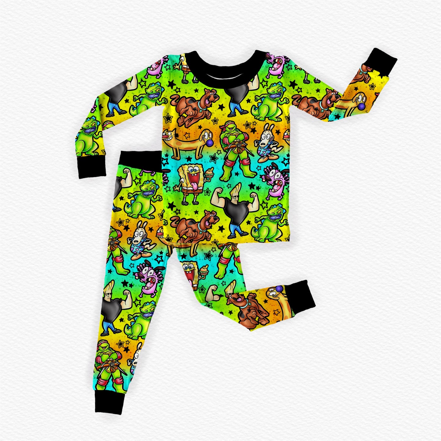 Long sleeve / pants: Neon Throwback *SHIPS MARCH*