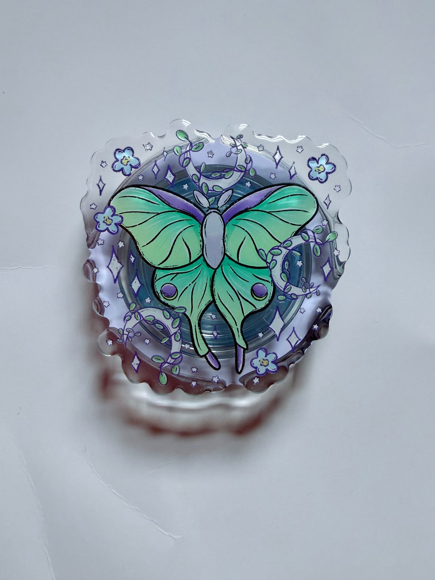 RTS Phone Grip: Lunar Moth