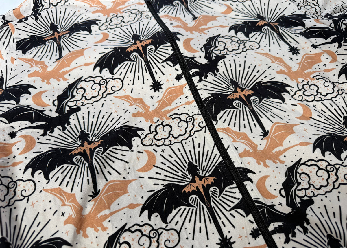 Adult Button Up Lounge Sets: Dragon Kind *SHIPS APRIL*