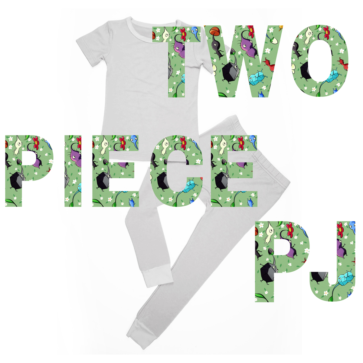 Short Sleeve / Pants: Flower Power *SHIPS MARCH*