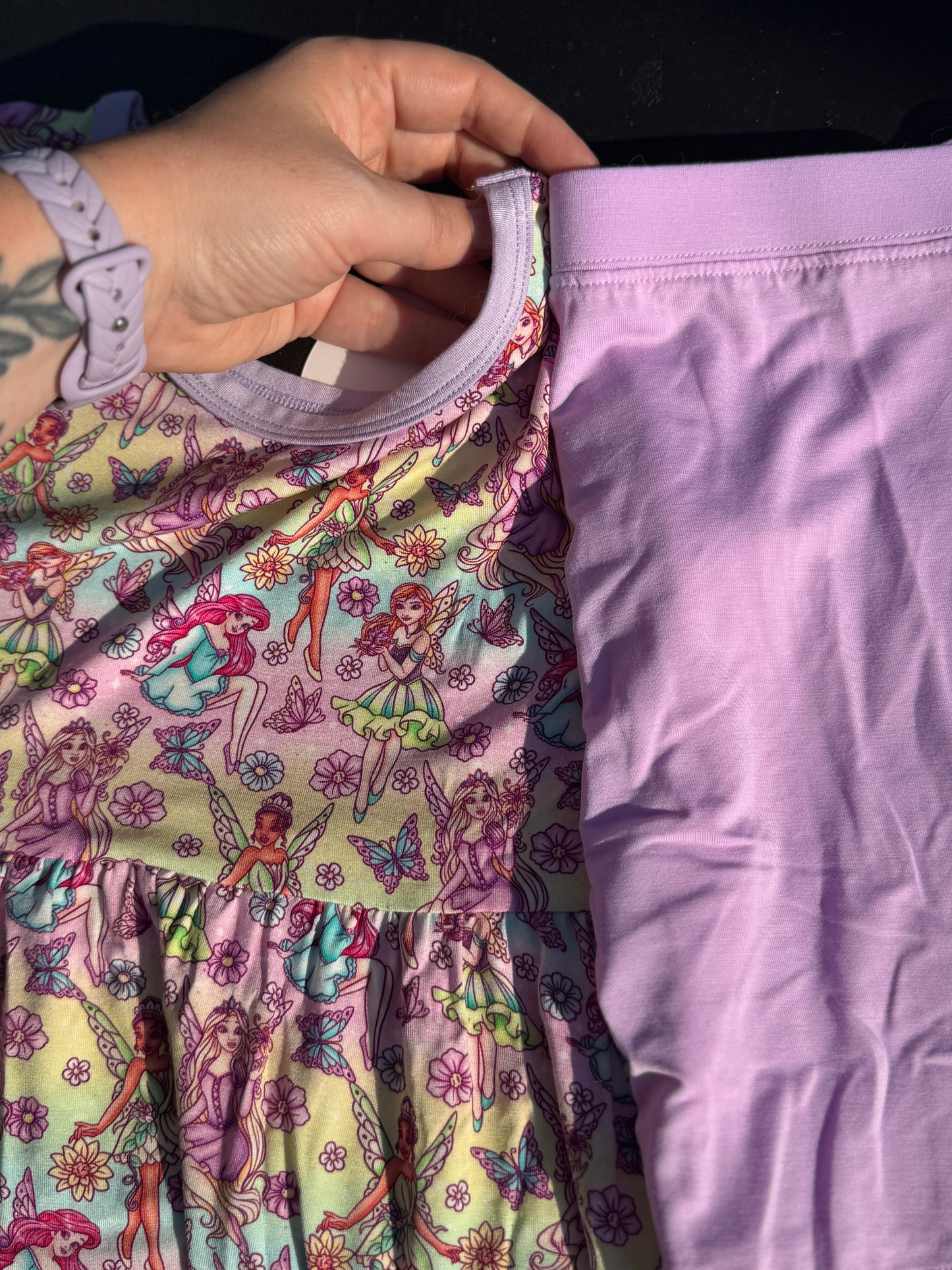 RTS PLAY Short sleeve peplum / bikers: Fierce Fairies