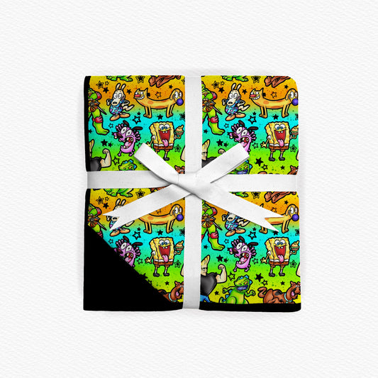 Quilted Blanket: Neon Throwback  *SHIPS MARCH*