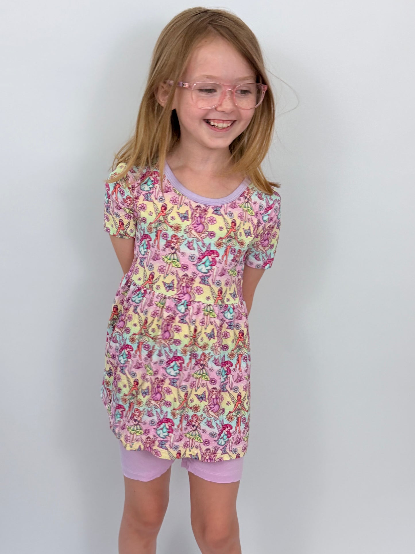 RTS PLAY Short sleeve peplum / bikers: Fierce Fairies