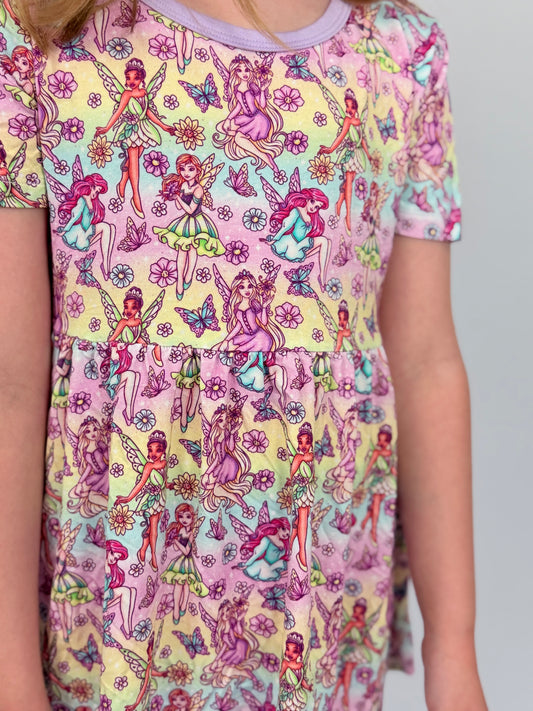 RTS PLAY Short sleeve peplum / bikers: Fierce Fairies