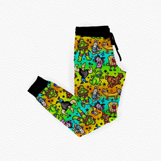 Adult Joggers: Neon Throwback *SHIPS MARCH*