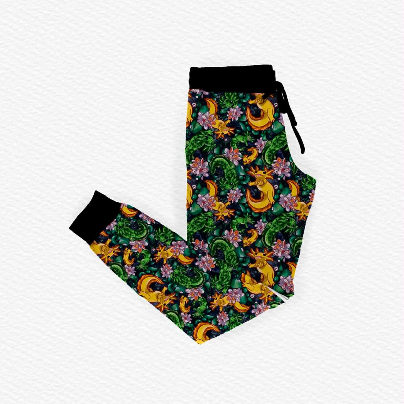 RTS Adult joggers: Axolotls