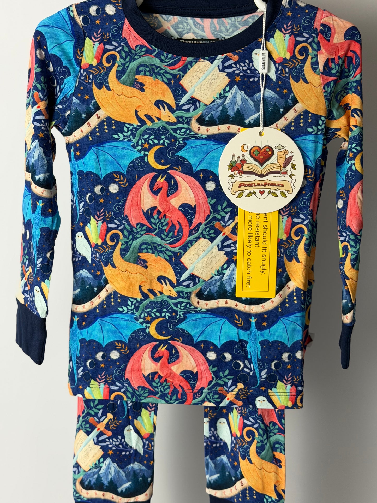 RTS Long sleeve / pants: Mystical Dragons