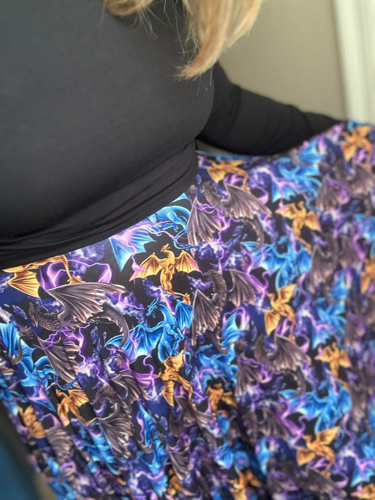 RTS Adult Honey Top Tank Twirl: Lightning Dragons