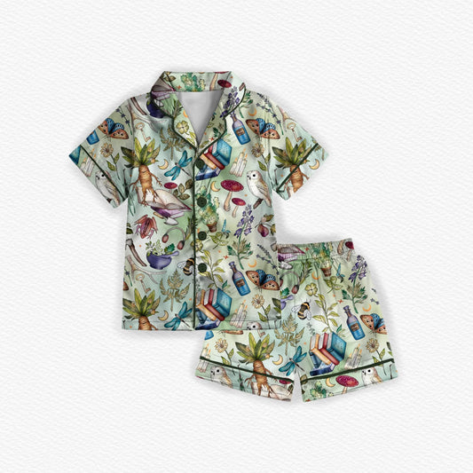 Adult Button up Lounge Sets: Mystical Nursery  *SHIPS DECEMBER*